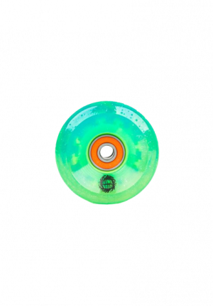Slime Balls 60mm 78 a Light Ups LED Skateboard Wheels inkl. Kugellager (blue-green)